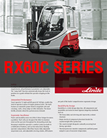 RX60 Series (Economy) - 80V 5,000-6,000# Electric Forklift (CSE Tires)
