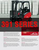 391 Series- 3,000-4,500# Solid Pneumatic Tire LPG Forklift Truck